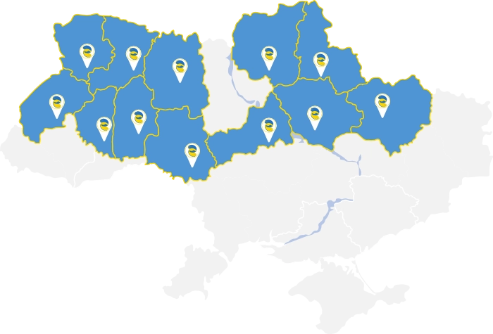 Map of representatives